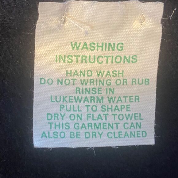 Clark & Gregory 100% Cashmere Sweater Navy Blue Size L Made in Scotland - Picture 5 of 11